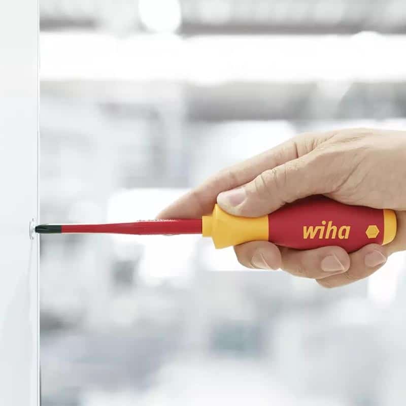 WIHA - Screwdriver Slotted 5.5, 125mm SoftFinish VDE slimFix - Image 2